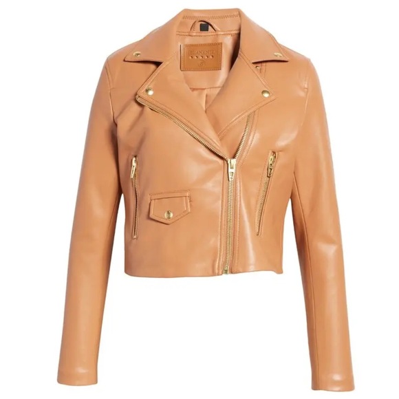 BLANK NYC Faux Leather Moto Jacket. Size: Small. Great condition - Picture 7 of 11